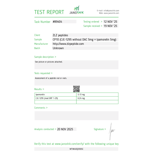 CJC-1295 Ipamorelin peptide blend 5mg 5mg Thailand Pattaya