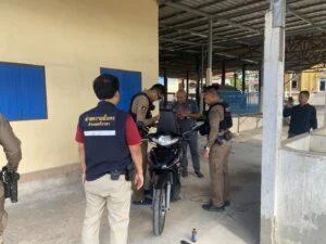 Security Guard Arrested After Using Methamphetamine at Temple Bathroom in Sri Racha