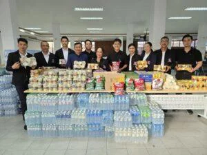 Pattaya Community Police Support Group Donates Supplies to Boost Morale of Officers During Songkran’s “7 Dangerous Days” Campaign