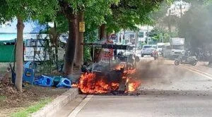 Gas Leak Sparks Fierce Blaze, Completely Destroys Sidecar Food Stall in Pattaya