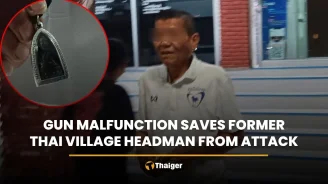 Gun malfunction saves former Thai village headman from attack