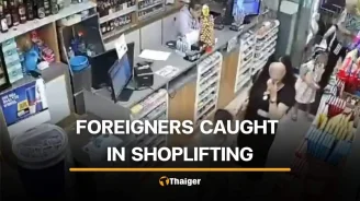 Foreign family caught using children to steal from Phuket convenience store