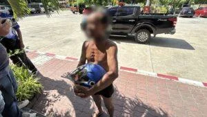 Fisherman Wearing Only Underwear Reports Motorcycle and Clothing Theft After Emerging from Pattaya Area Reservoir