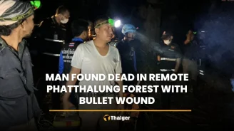 Man found dead in remote Phatthalung forest with bullet wound