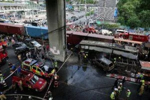 Train Driver Tests Positive for Drugs in Deadly Bangkok Rail Crossing Crash; Level Crossing Staff Also Charged
