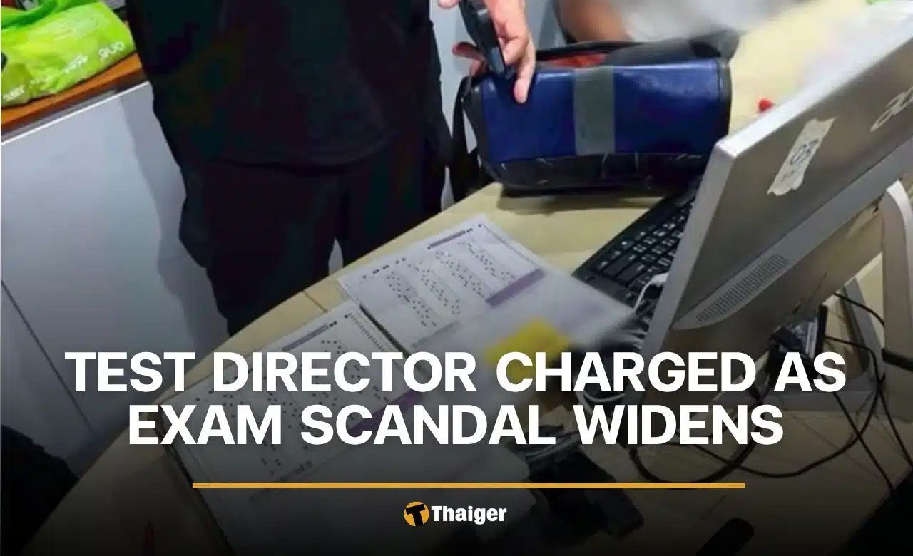 Test director charged as exam fraud scandal widens