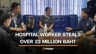 Former hospital worker arrested for embezzling 23 million baht