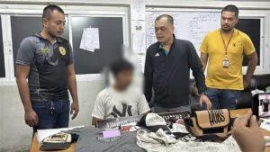 Police in Banglamung Quickly Arrest Motorcycle Robber Who Targeted Female Model; Suspect Blames Incident on Drugs and Mental Illness
