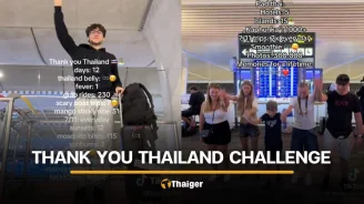 Foreign tourists join ‘Thank you, Thailand’ trend with humorous holiday round-ups