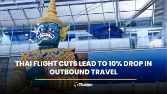 Thai flight cuts lead to 10% drop in outbound travel