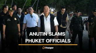 Anutin calls corrupt Phuket officials ‘disgusting’ after beach encroachment