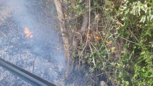 Small Blaze at Pattaya City Sign Causes Concern But No Injuries