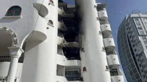 Gas Canister Explodes, Igniting Fire at Pattaya Condominium; 72-Year-Old American Man Burned While Fleeing