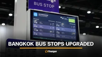 Bangkok rolls out new bus stops with clearer route and digital displays