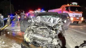 Mother Driving With Family Rear-Ends 10-Wheel Crane Truck Near Pattaya; Young Son Critically Injured