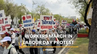 Thailand Labour Day march targets rising costs, job insecurity