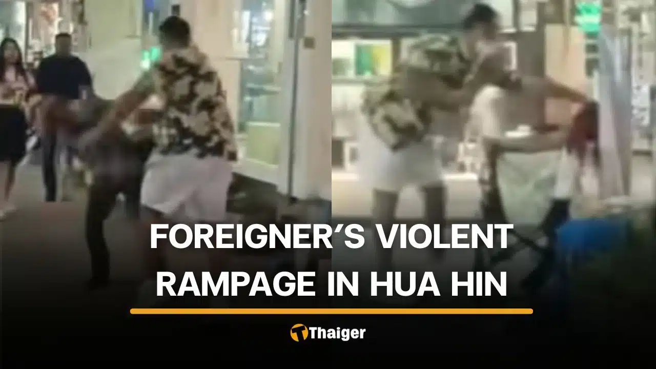Foreign man assaults Hua Hin locals, including woman on wheelchair