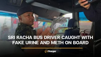 Sri Racha bus driver caught with fake urine and meth on board