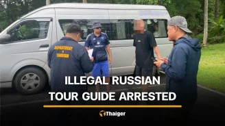 Russian tour guide arrested for working without licence