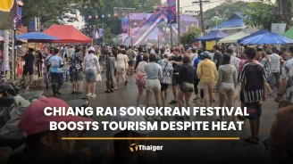 Chiang Rai Songkran festival boosts tourism despite heat