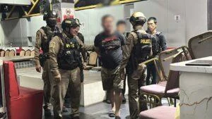 Off Duty Pattaya Police Officer, Heavily Intoxicated During Songkran Celebrations, Allegedly Fatally Shoots Cannabis Shop Owner on Walking Street