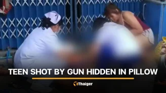Thai teenager injured after pen gun hidden in pillow discharges