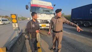 18 People Injured in Multi Vehicle Accident in Sri Racha Involving Truck of Migrant Workers