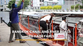 Bangkok canal and river boats to raise fares by 2 baht from March 30