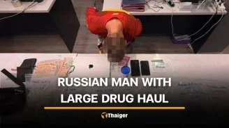 Russian man arrested with large drug haul on Phuket-Pattaya bus