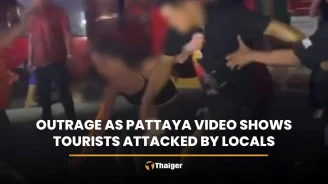 Outrage as Pattaya video shows tourists attacked by locals