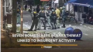 Seven bomb blasts in Narathiwat linked to insurgent activity