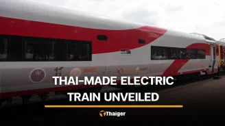 Thailand introduces locally made electric train in effort to reduce imports