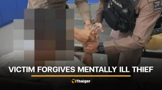 Mentally ill and starving girl snatches cash from victim at Buriram ATM